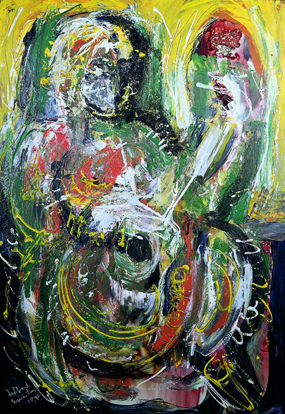 Gitarrenspieler, 1990